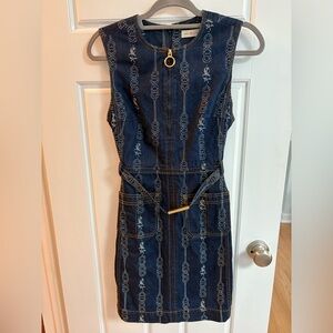 Tory Burch Blue Denim Dress